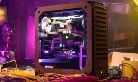 Custom Neon Apocalypse Gaming PC.