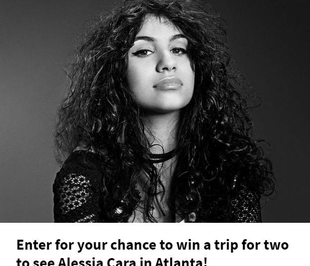 Romeo’s Alessia Cara Sweepstakes – Win A Trip for two to Atlanta