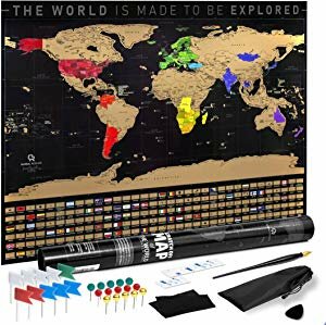 Scratch Off Map of the World – Online Sweepstakes
