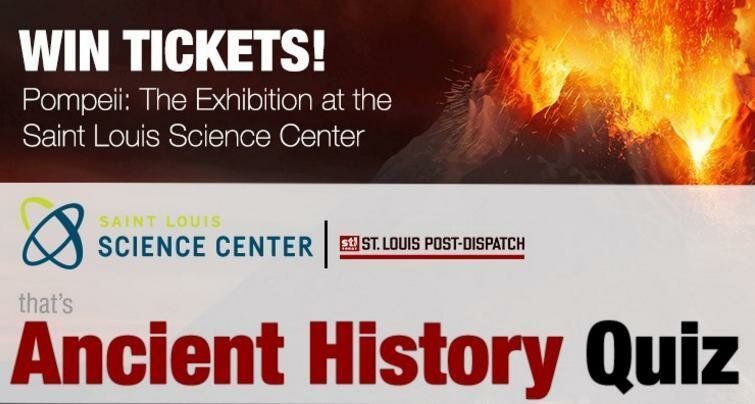 Saint Louis Science Center Ancient History Quiz Sweepstakes