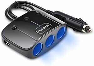 EACHPAI Car Cigarette Lighter Splitter Adapter 3 Socket… Giveaway