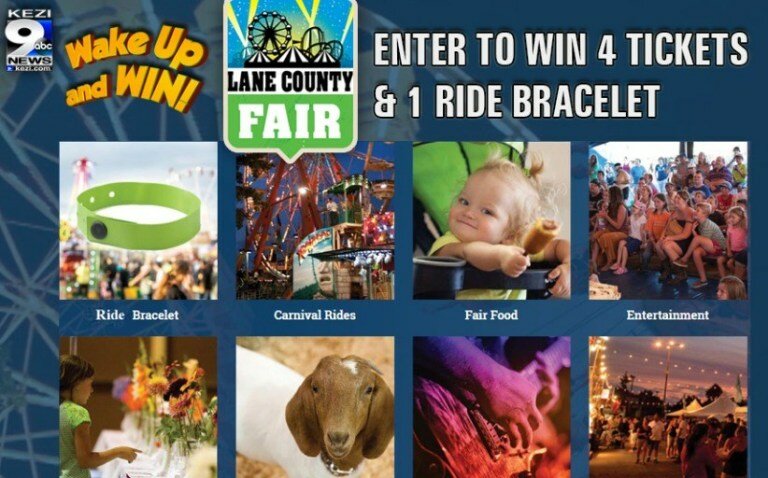 KEZI Wake Up And Win Lane County Fair Sweepstakes