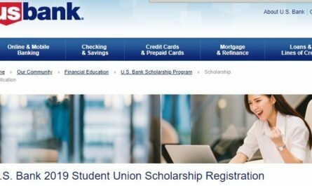 U.S. Bank Student Union Scholarship Sweepstakes