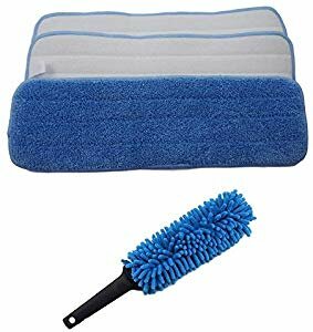 (Pack of 10) Microfiber Mop Pads 18″ x 6″ with Duster Wand Giveaway