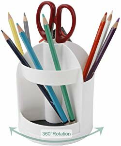 Functional 7 Compartments Rotating Pen Pencil Holder… Giveaway