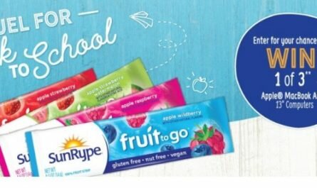 Sun Rype Fuel For School Back To School Sweepstakes