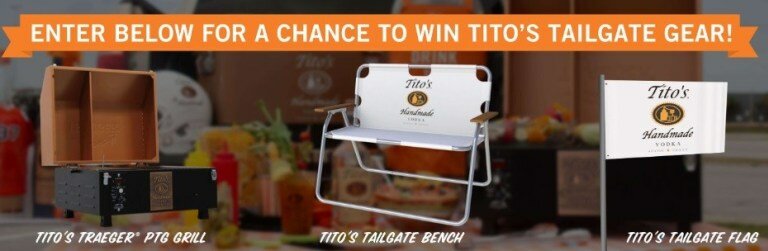 Titos Fall Tailgating Sweepstakes