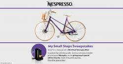 Nespresso My Small Steps Sweepstakes