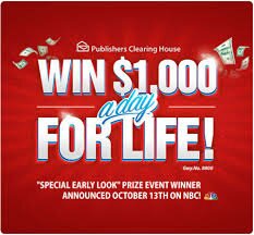 PCH $1000 a Day for Life Sweepstakes