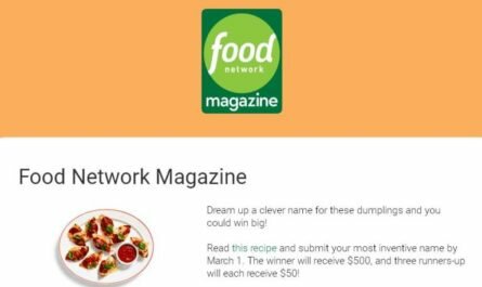 Food Network Magazine Name This Dish Contest