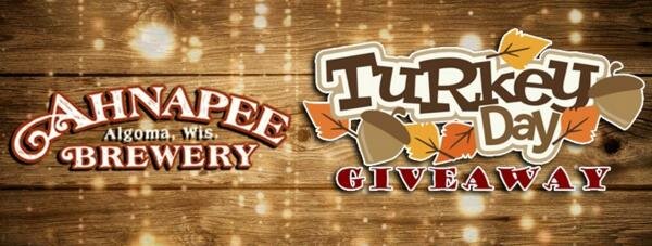 Ahnapee Brewery Turkey Day Giveaway