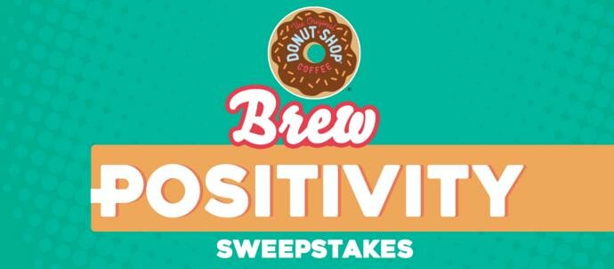 Donut Shop Coffee Pouring Positivity Sweepstakes