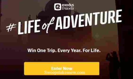 Exodus Life of Adventure Sweepstakes