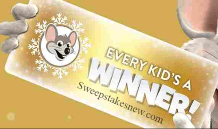 Chuck E. Cheese Every Kid Is A Winner Game Sweepstakes