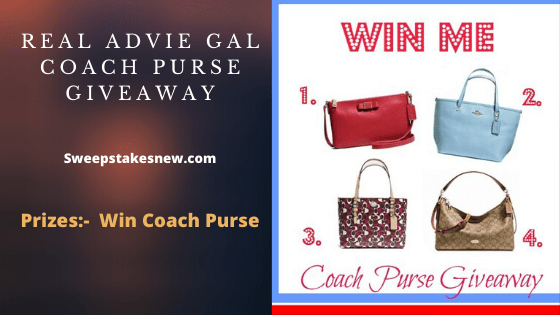 Real Advie Gal Coach Purse Giveaway