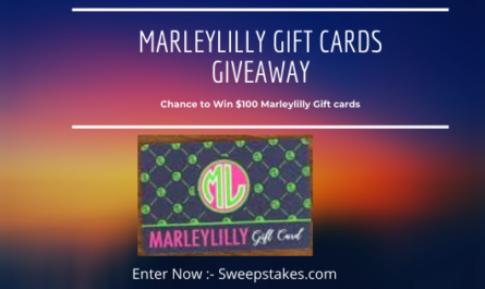 Marleylilly Gift cards Giveaway