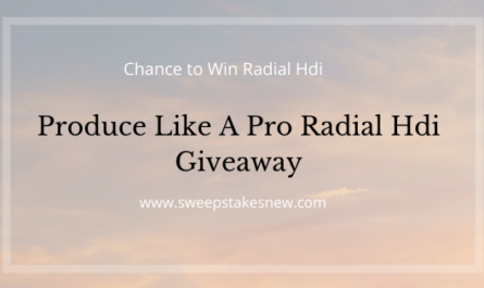 Produce Like A Pro Radial Hdi Giveaway