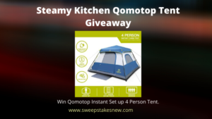 Steamy Kitchen Qomotop Tent Giveaway