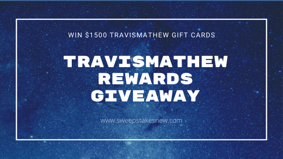 Travismathew Rewards Giveaway