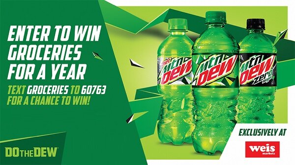 MTN DEW Year of Groceries Sweepstakes