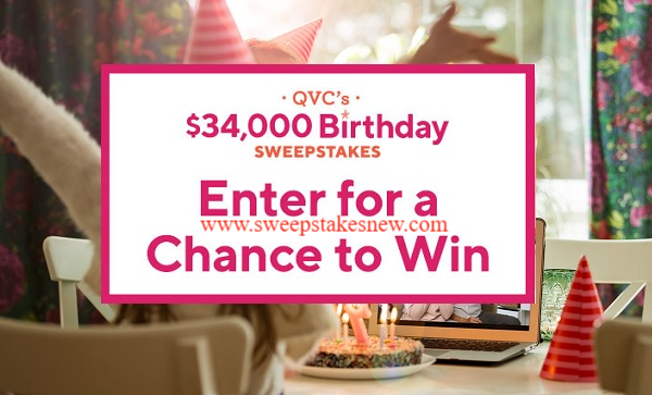 QVC $34000 Birthday Cash Sweepstakes