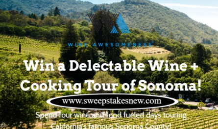 Sonoma Cooking And Wine Tour Sweepstakes