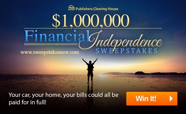 PCH Financial Independence Sweepstakes