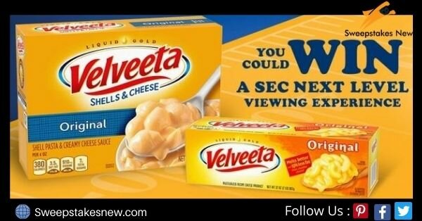 Velveeta SEC Sweepstakes and Instant Win Game