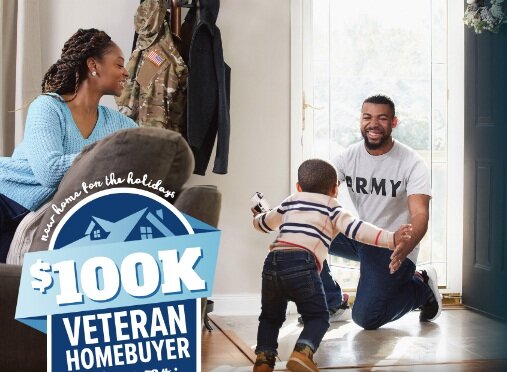 New Home For The Holidays $100K Veteran Homebuyer Giveaway
