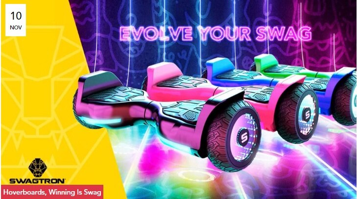 SWAGTRON T580 Warrior Bluetooth Hoverboard Giveaway