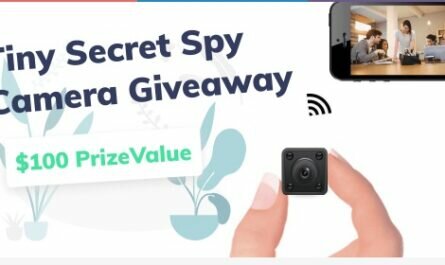 Tiny Secret Spy Camera Giveaway