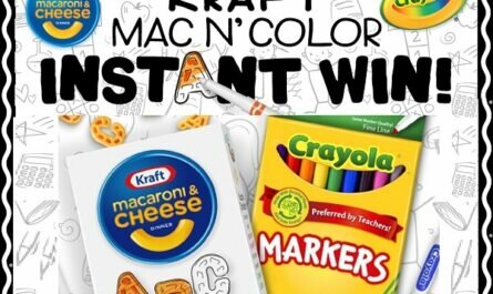 Kraft Mac N' Color Instant Win Game